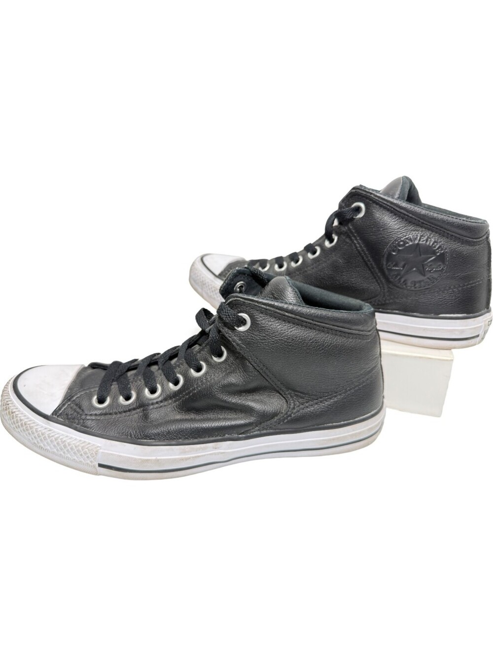 Converse CHUCK TAYLOR ALL STAR HIGH STREET MID LEATHER 149426C Black Mens 8 Wo10